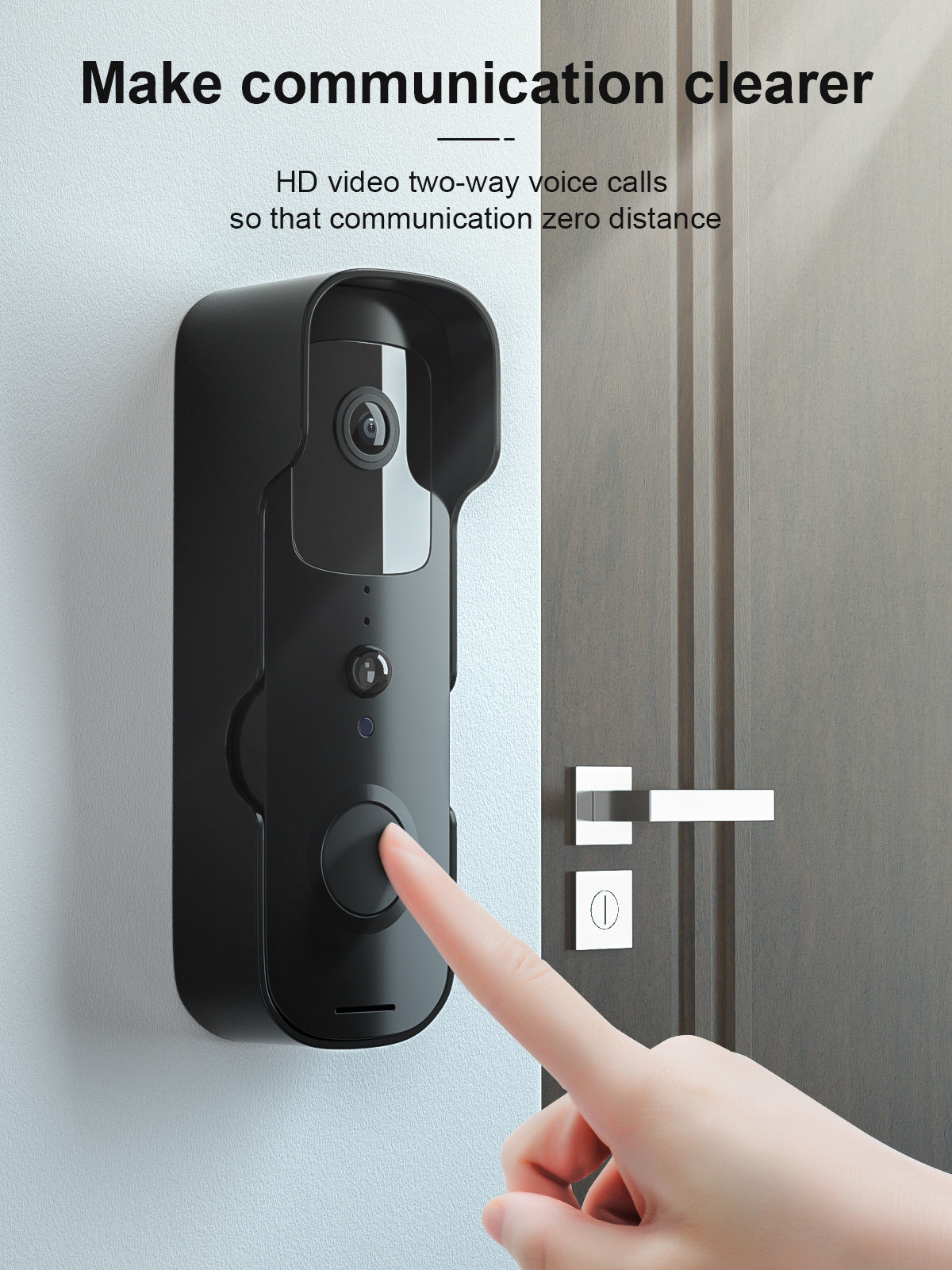 Video Doorbell Intercom Mobile Phone Monitoring Wifi Doorbell